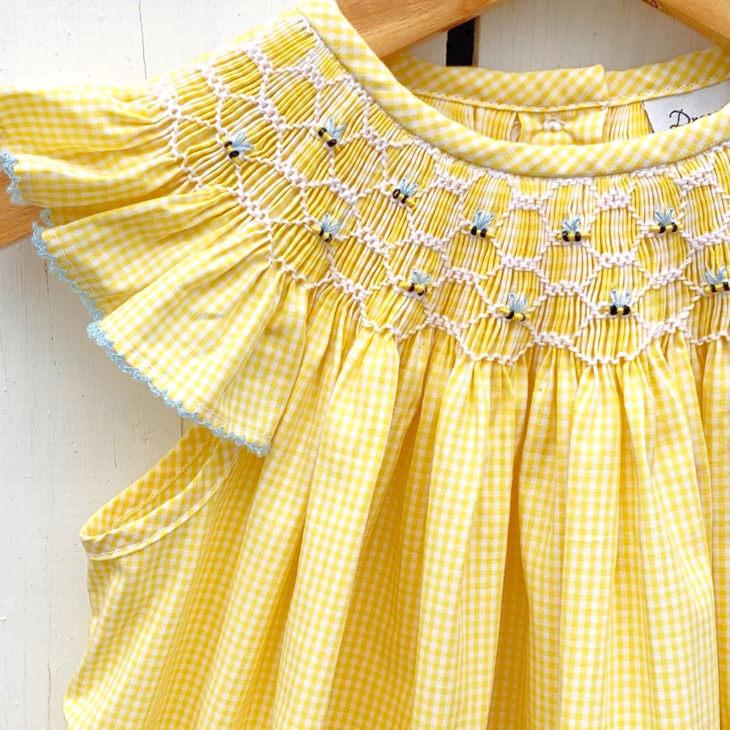 Honey Bee Smocked Bishop