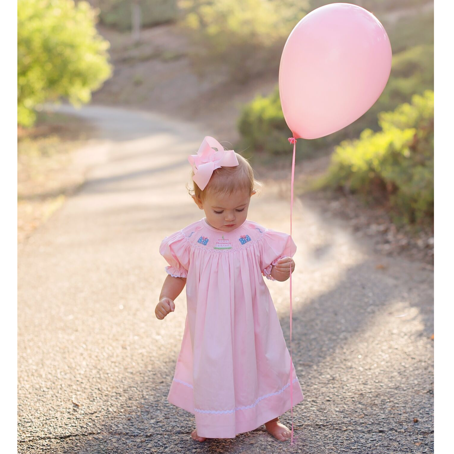 Smocked Birthday Bishop - Dressie Jessie Smocking